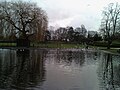 the park pond; in summer pedal-boating is available.}}