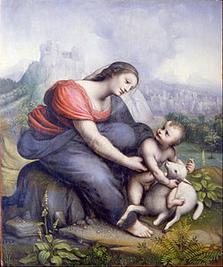 Virgem e o Menino com cordeiro (Museo Poldi Pezzoli, Milão)