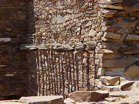 Chaco Ruins Detail, Chaco Culture National Historic Park, NM