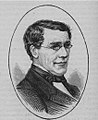 イングリッシュ・コンサーティーナを発明したイギリスの物理学者、サー・チャールズ・ホイートストン(1802-1875)の肖像。