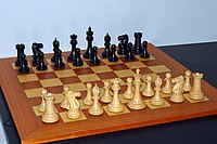 The International Olympic Committee recognises some board games as sports, including chess. ChessStartingPosition.jpg