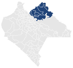 District Chis-I shaded blue Chiapas Distrito 01.svg