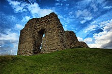 Christchurch Castle ruins