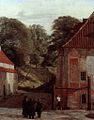 Christen Købke - A View of the Square in the Kastel Looking Towards the Ramparts - WGA12228.jpg
