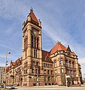Ayuntamiento de la ciudad de Cincinnati, Arquitecto Samuel Hannaford, finalizado en 1893.