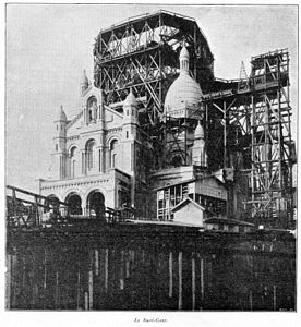 Gradnja Sacre-Coeur (1897)