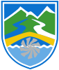 Coat of arms of Mavrovo and Rostuše Municipality