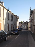 Rue de la République, ancienne rue principale du village.