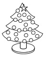 Color this christmas tree.svg