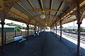 English: The platform awning at the railway station at Cootamundra, New South Wales