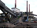 Le acciaierie di Cornigliano (Genova) in demolizione