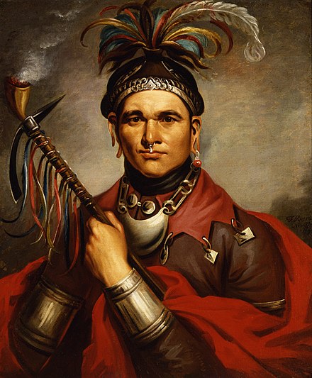 Seneca Chief Cornplanter Portrait by F. Bartoli, 1796