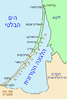 Curonian Spit map (hebrew)