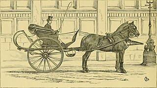 <span class="mw-page-title-main">Curricle</span> Two-wheeled carriage drawn by two horses