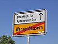 F.-Wannenhäusern Ettenkirch 1 km ↑ Appenweiler 1 km ↑