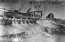 Dam on the Don River at Hogg's Hollow, 1900 Dam on the Don River at Hogg's Hollow.jpg