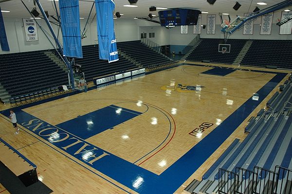 Bentley University Basketball Gymnasium located in the Dana Athletic Center