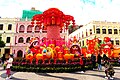 Decoration during Chinese New Year at Largo do Senado