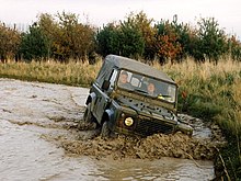 2004 yılında Ulaştırma Savunma Okulu'nda bir Land Rover Wolf.