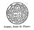 Jeanne, dame de Planes, 1376