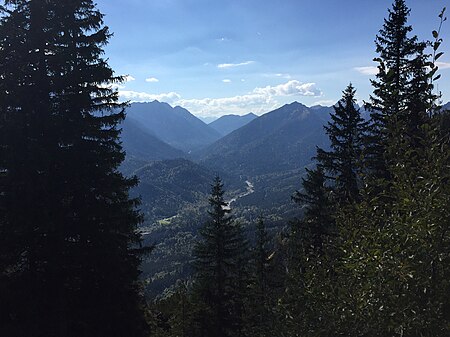 Der Elmaubach im Ammergebirge