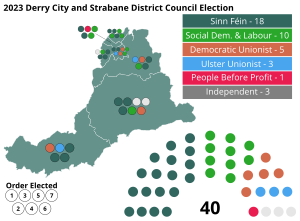 Derry City and Strabane District Council Election 2023.svg