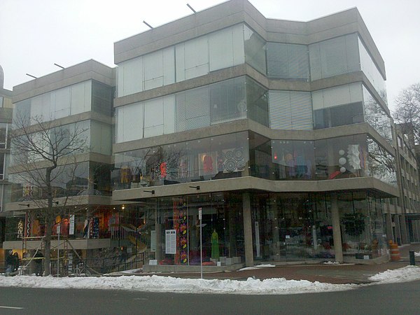 A view from the corner of the Design Research Building in December 2009