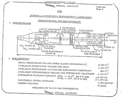 Integral launch dual compartment laboratory