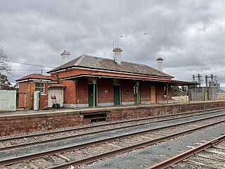 <span class="mw-page-title-main">Dunolly railway station</span> Former railway station in Victoria, Australia