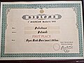 Dyplom Olimpiada GANEFO w 1963 r Wiesław Podobas 1 miejsce