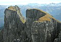 Hinter Eggstock, Mittler Eggstock and Vorder Eggstock, seen from Hinter Eggstock