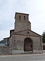 La façade de l'église