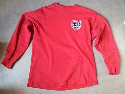 England's away jersey worn in the 1966 World Cup Final
