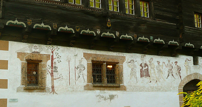 Ernen, Fresco dated 1578