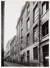 La rue vers le numéro 14 en 1941/1943.
