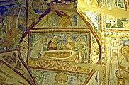 Aquileia: romanische Fresken in der Krypta des Doms, Grablegung des Hermagores und Fortunatus