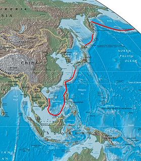 First island chain First chain of archipelagos in East Asia