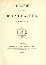 Joseph Fourier : Théorie analytique de la chaleur