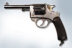 France service revolver Model 1892 8mm National World War I Museum Kansas City MO noBG.jpg