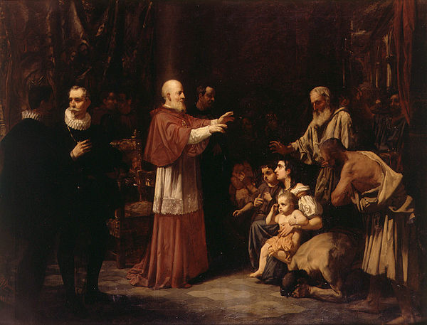 Juan de Ribera in the expulsion of the Moriscos by Francisco Domingo Marqués.