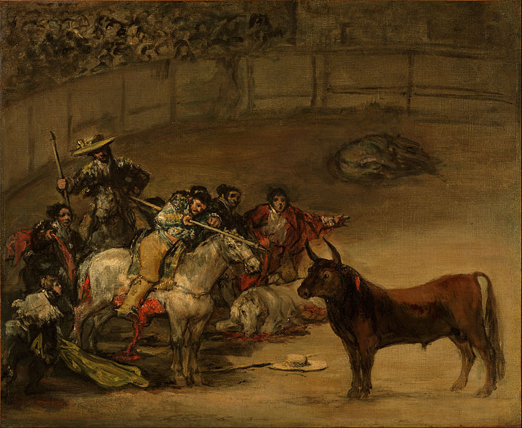 File:Francisco José de Goya y Lucientes (Francisco de Goya) (Spanish - Bullfight, Suerte de Varas - Google Art Project.jpg