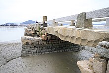 The Longjiang Bridge near the mouth of the eponymous river, in Haikou Town. Song Dynasty