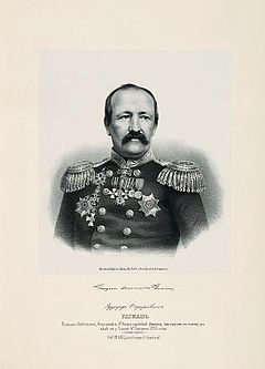 Эдуард Федорович Гагман, генерал-лейтенант, начальник 3-й артиллерийской дивизии. С.-Петербург, 1858–1861 годы.