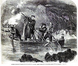 Garibaldi pesca a Caprera