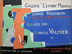 Georges Valmier, Galerie de L'Effort Moderne, January 1921