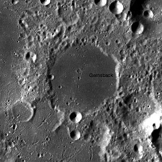 Gernsback (crater) Lunar crater on far side