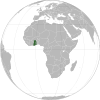 가나의 지도