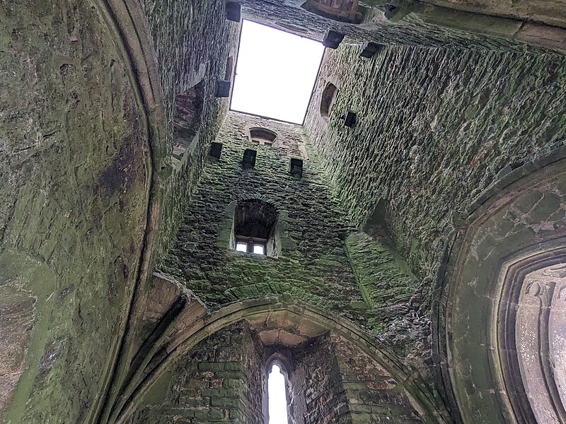 File:Glastonbury Tor, Interior of Stm Michael's Tower.jpg