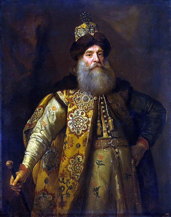 Portrait of Russian boyar Pyotr Potemkin by Godfrey Kneller