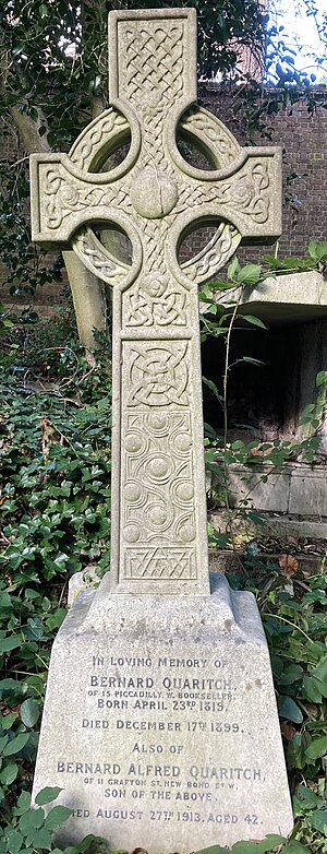 Grave of Bernard Quaritch in Highgate Cemetery.jpg